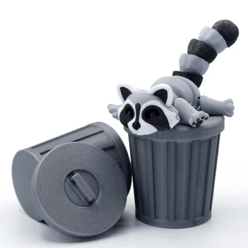 racoontrash1w Articulated Racoon by McGybeer